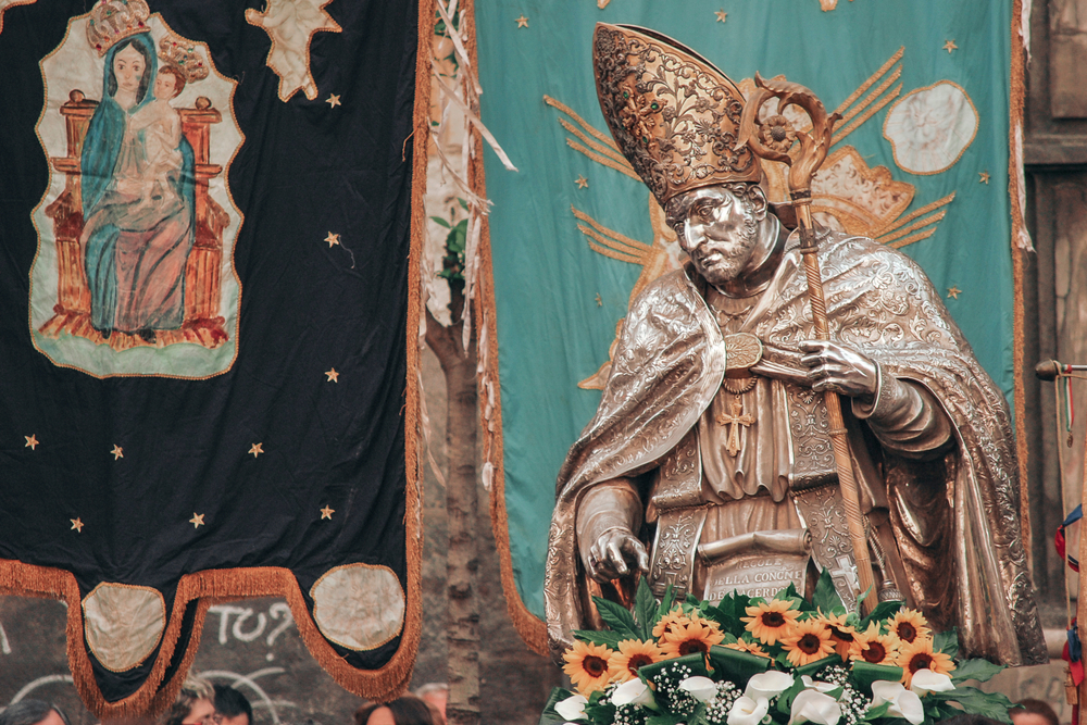 statua di san gennaro napoli