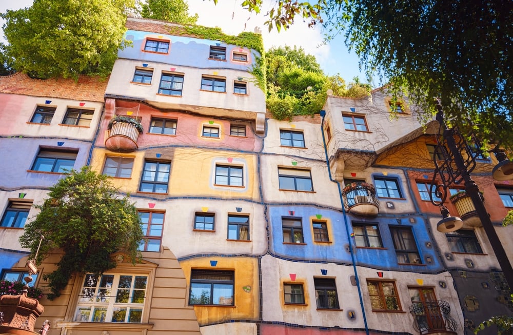 Non perderti la Hundertwasserhaus nel centro di Vienna